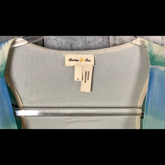 Anthro Meadow Rue Decatur Striped Dress Large EUC - Picture 7 of 8